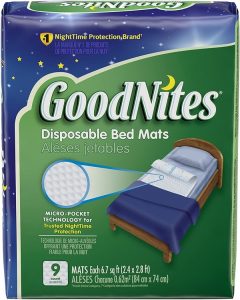 disposable bed mats for bedwetting